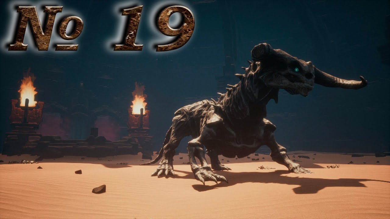 Conan Exiles (прохождение) №19: "Арена и костяной дракон | Улучшенное снаряжение для скалолазания" смотреть онлайн