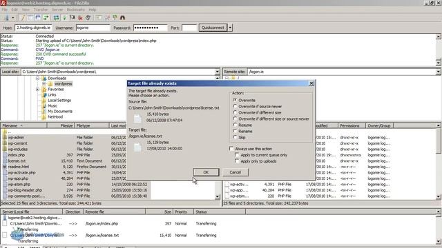 Update WordPress via FTP смотреть онлайн