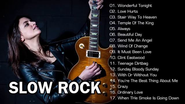 Scorpions, Bon Jovi, Led Zeppelin, Aerosmith, U2, Eagles | Greatest Slow Rock Ballads Of 80's, 90's смотреть онлайн