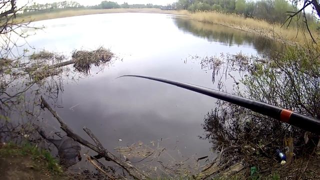 Ловля плотвы на поплавок. Рыбалка в плохую погоду. смотреть онлайн
