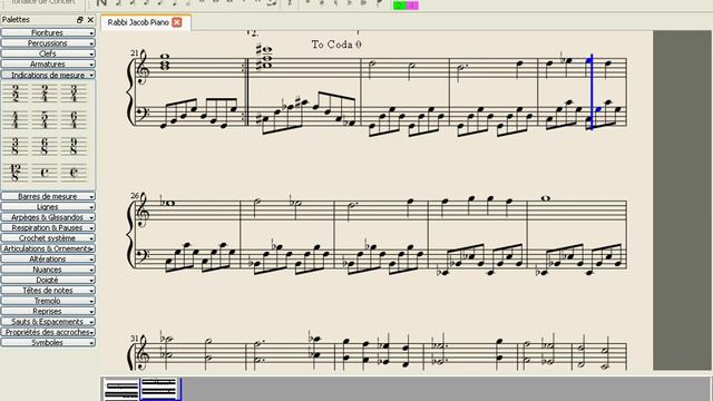 Musescore - Les aventures de Rabbi Jacob (piano) смотреть онлайн