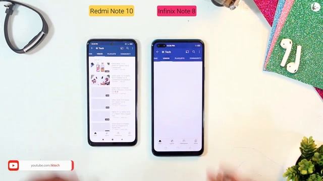 Redmi Note 10 Vs Infinix Note 8 Speed Test & Comparison!! смотреть онлайн