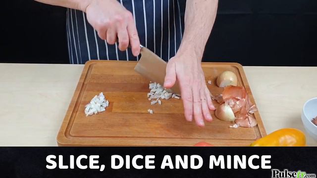 Cleaver-Style 7in Kitchen Knife with Pakkawood Handle смотреть онлайн