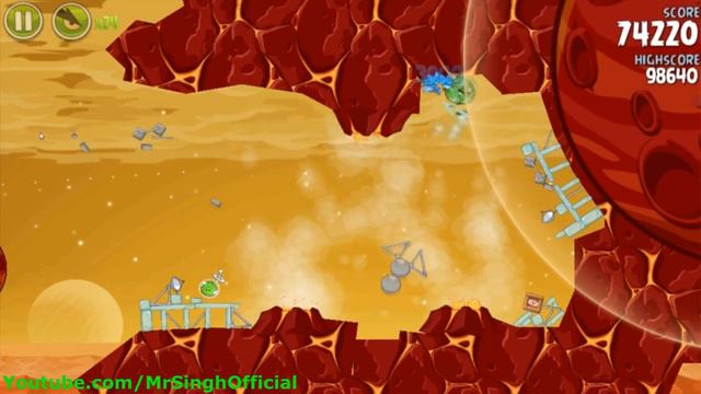 Angry Birds Space Red Planet Level 5-20 3Stars Walkthrough Highscore Angry Birds Red Planet 5-20 смотреть онлайн