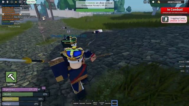 HOLD THE LINE with your COMRADES on ROBLOX - Empire Clash смотреть онлайн