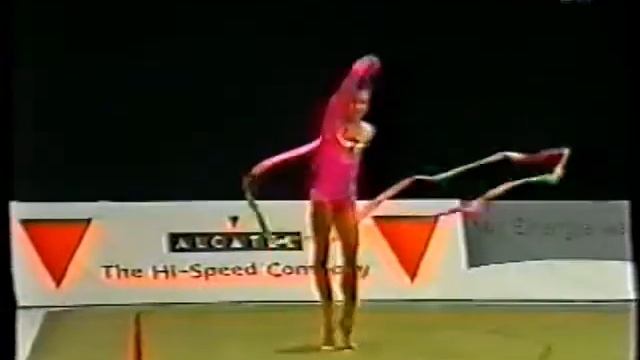 Yulia RASKINA (BLR) ribbon - 1999 Ludwigsburg masters winners' final смотреть онлайн