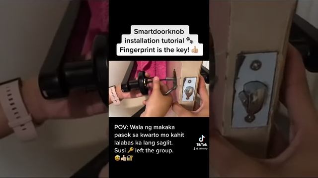 Smart Door Knob installation tutorial. Fingerprint is the Key ?! смотреть онлайн