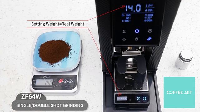 Grinder ZF64W with digital scale by weight смотреть онлайн