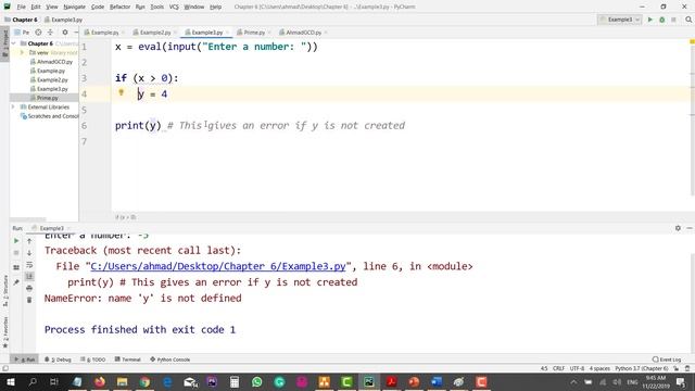 CPIT110 Chapter 6 (#82): 6.9 The Scope of Variables смотреть онлайн
