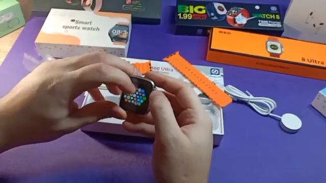 Smart watch T800 ultra смотреть онлайн