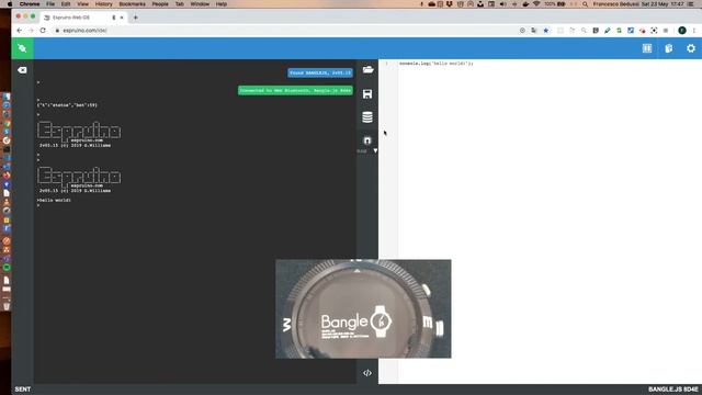Come programmare il Bangle.js con l'IDE online смотреть онлайн