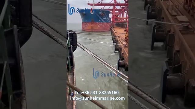 Application of SUNHELM Cell Rubber Fenders смотреть онлайн