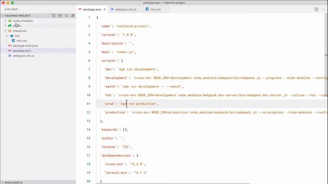 1 Setup Tailwind CSS dan Mix смотреть онлайн