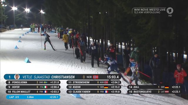 BMW IBU World Championships Pursuit Men / Nové Město na Moravě / 11.02.2024 смотреть онлайн