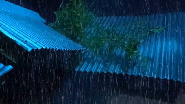 🔴🌧️Heavy Rain to Sleep Instantly, Rain Sounds & Thunderstorm for Sleeping at Night смотреть онлайн