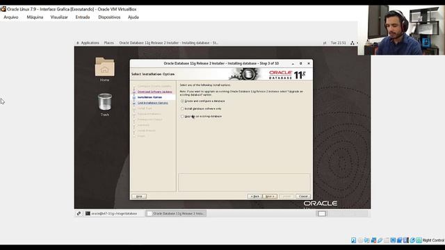 Instalando o Oracle 11g no Oracle Linux 7.9 - Com Interface Gráfica смотреть онлайн