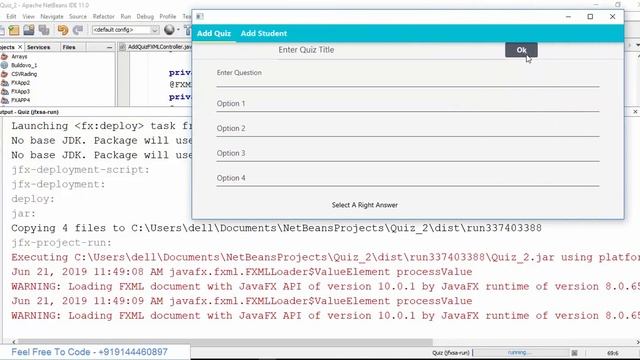 #12 Get Quiz Title On Button Click | Javafx Applcation смотреть онлайн