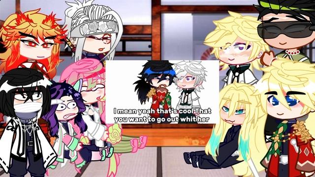| Hashiras react to | they only like BLONDES | Demon slayer | kny | смотреть онлайн