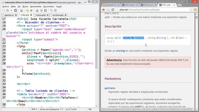 Curso de desarrollo web Parte 05 PHP 42 Agenda parte 5 смотреть онлайн