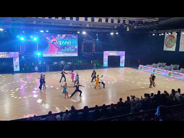 Alliance Trophy 2023. Минск, Беларусь. 09/12/2023. Сеньоры Латина. Румба.