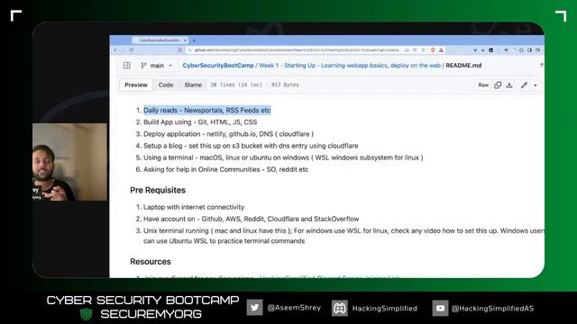 Class 1 of Week 1 - 5 Week CyberSecurity BootCamp - SecureMyOrg смотреть онлайн