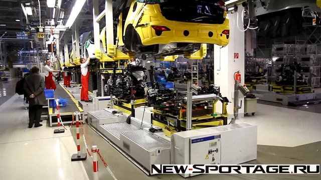 Сборочный цех. Установка подрамника и др смотреть онлайн