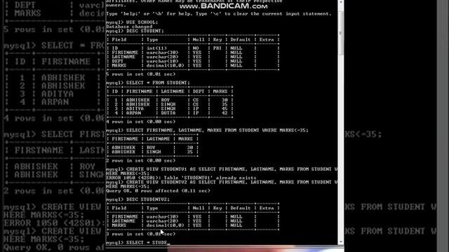 Concept of View table by sql смотреть онлайн