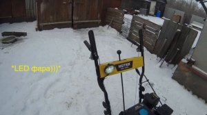 Что за зверь? Испытываем cнегоуборщик HUTER 4100L.