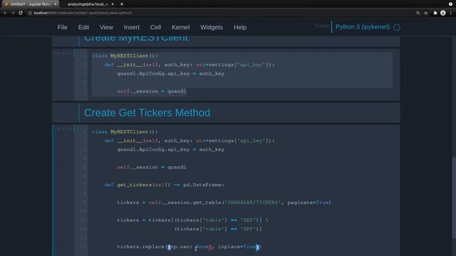Get Historical Price Data Using Quandl & Sharadar смотреть онлайн