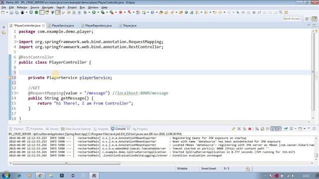 13 Using RestController, Service and Repository смотреть онлайн
