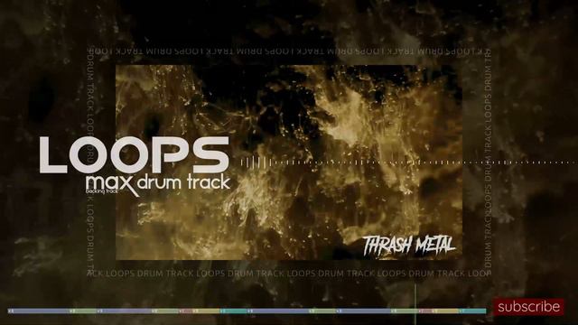 Thrash Metal Drum Track / Slayer Style / 230 bpm смотреть онлайн