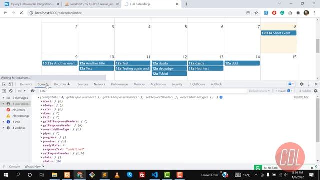 (08) Drag and Drop Events in full Calendar js | Update Event using Drag and Drop in Laravel смотреть онлайн