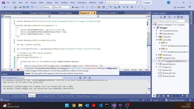 Swagger Versioning смотреть онлайн