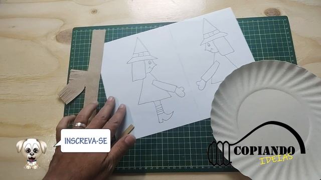 Atividade para o Halloween!! Bruxinha vai e vem!!! aividade para Educação Infantil смотреть онлайн