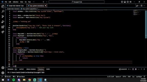 {2023} How to make your own roblox script hub (tutorial) | Episode 3: Key System