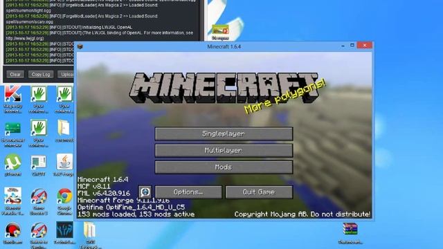 Клиент minecraft 1.6.4 153 мода!!! Установка показана. Клиент из ATL + download!!! смотреть онлайн