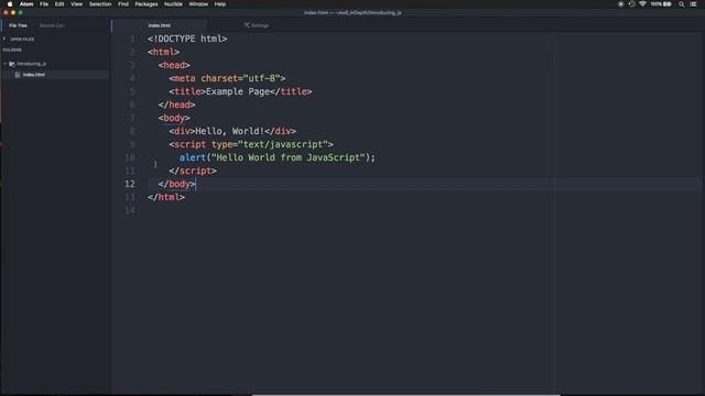 Add Javascript To HTML - JS & ES6 (including ES7 & React) - Tutorial - 8 смотреть онлайн