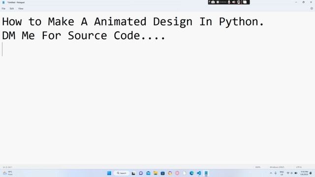 How To Make Animated Design in Python|| Animated Design|| Python ||2023 смотреть онлайн
