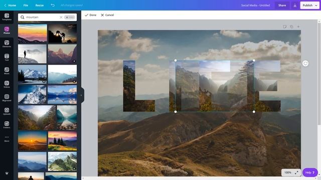 2022 Canva Tips - How to Create a Text Mask in Canva смотреть онлайн