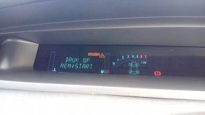 Ошибка ручника DF045 scenic 2