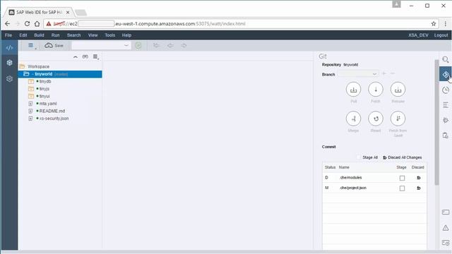 SAP HANA Academy - Web IDE for HANA: Git Integration [2.0 SPS 00] смотреть онлайн
