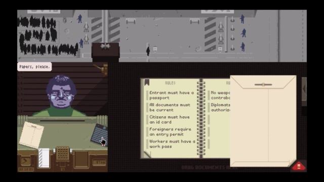 WE'RE FINALLY BACK! Papers Please [4] смотреть онлайн