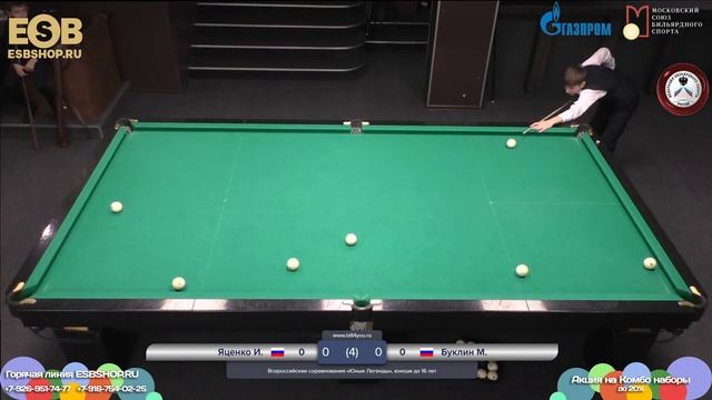 Яценко И. - Буклин М. | 4 стол | Турнир "Юные Легенды 2023", БК "Легенда" смотреть онлайн