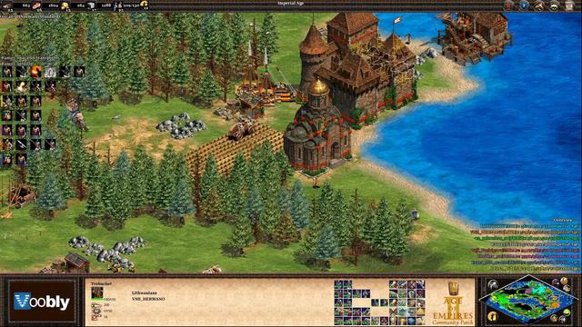 Voobly AOE2 1.6: Nomad, Lithuanians vs Saracens смотреть онлайн