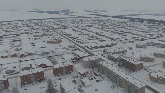 Кукмор, Татарстан - видео съемка с воздуха, высота 100 метров (аэросъемка Кукмор) смотреть онлайн