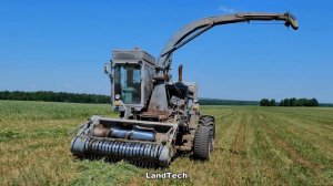 КСК-100 - самый известный кормоуборочный комбайн Советского Союза! КСК-100А-3 с подборщиком!