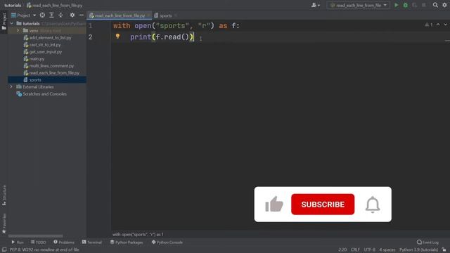 Python - Read Each Line From a File смотреть онлайн