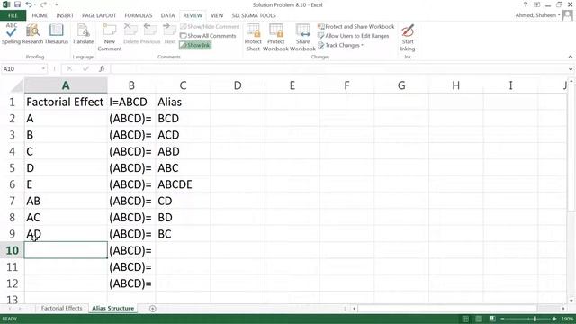 2K Alias Structure Solution to Montgomery Problem # 8.10 of 8th Edition Design of Experiments DOE смотреть онлайн