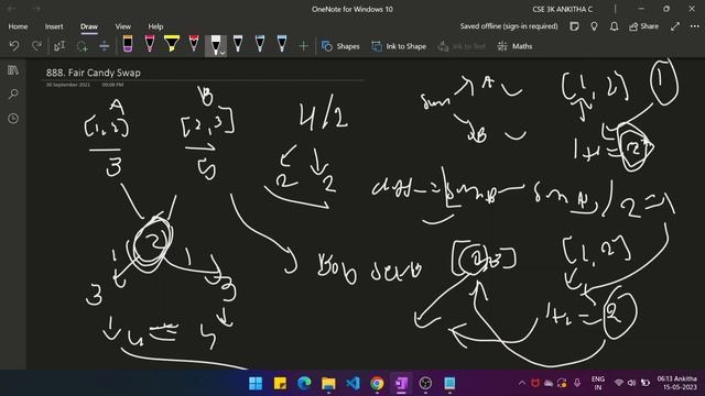 LeetCode 888 : Fair Candy Swap || EASY || JAVA || Detailed Solution смотреть онлайн