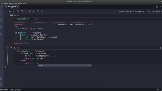 Python - Usando get em dicionários, função lambda e KeyError смотреть онлайн